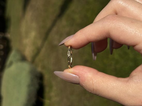 "14 Ayar Altın Minimal Tasarımlı Yüzük, 1,00 gram, Goldium ustalığı ve Altın Minimal Yüzük modeli ile uzun ömürlü kullanım sağlar